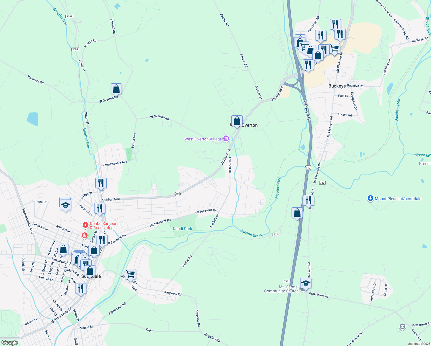 819 Porter Avenue, Scottdale PA Walk Score
