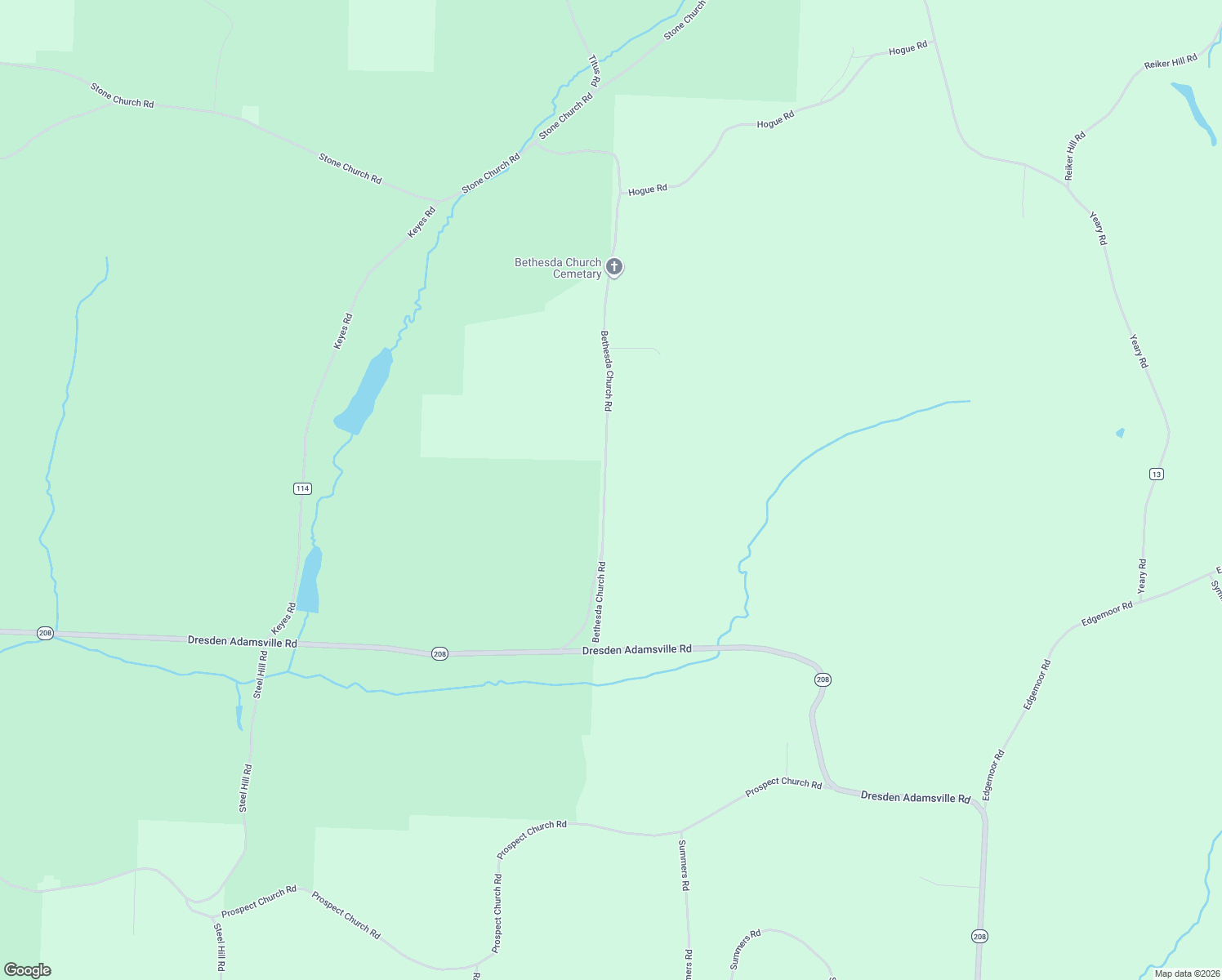 map of restaurants, bars, coffee shops, grocery stores, and more near 11025 Bethesda Church Road in Adamsville