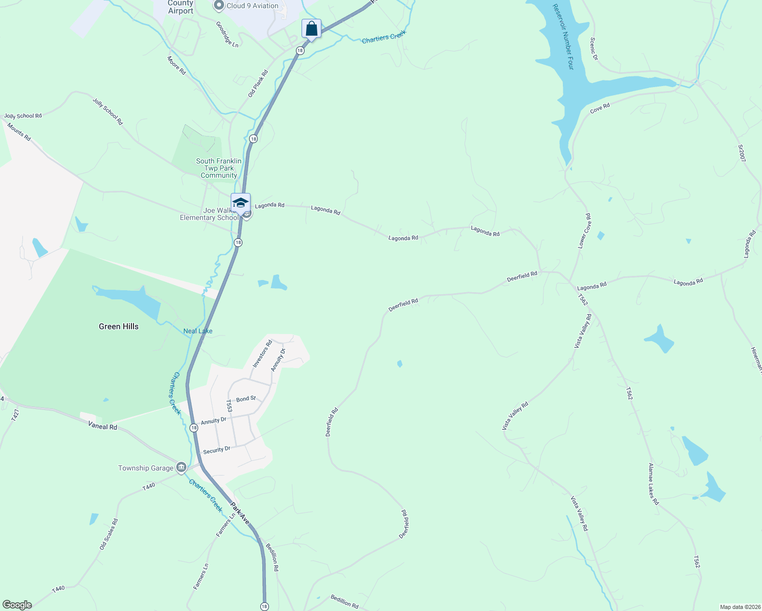 map of restaurants, bars, coffee shops, grocery stores, and more near 360 Deerfield Road in Washington