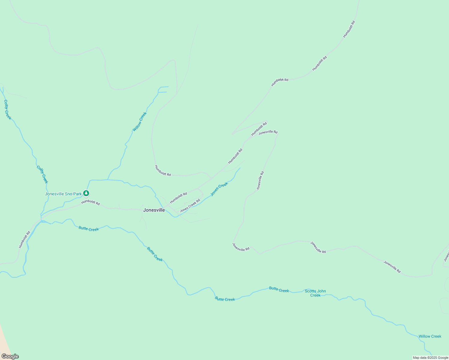 map of restaurants, bars, coffee shops, grocery stores, and more near 9074 Humboldt Road in Forest Ranch
