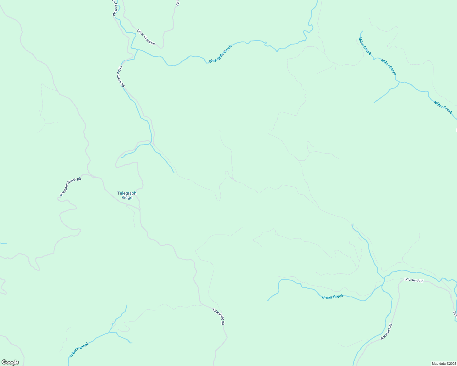 map of restaurants, bars, coffee shops, grocery stores, and more near 2252 China Creek Road in Garberville