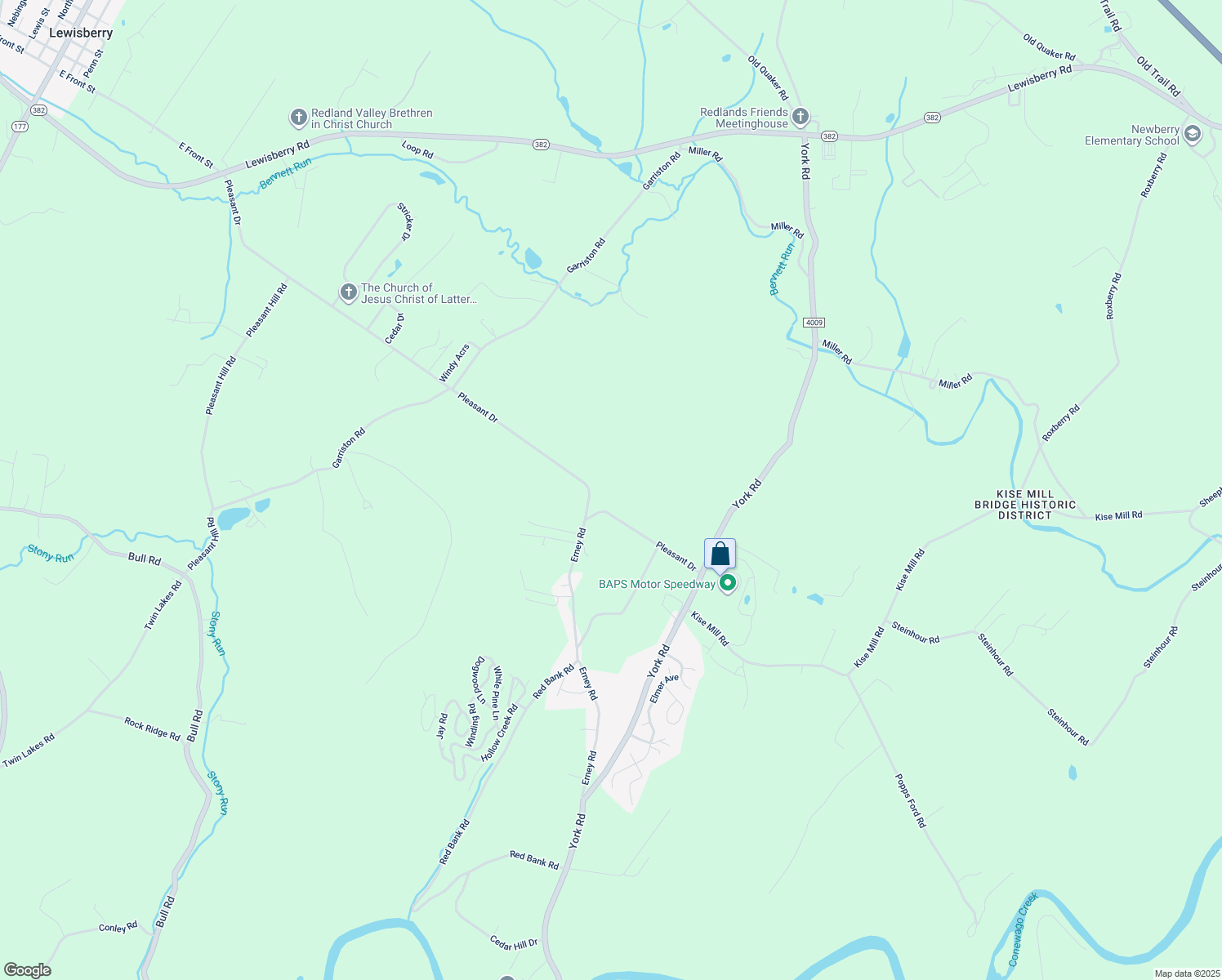 map of restaurants, bars, coffee shops, grocery stores, and more near 1320 Pleasant Drive in Dover