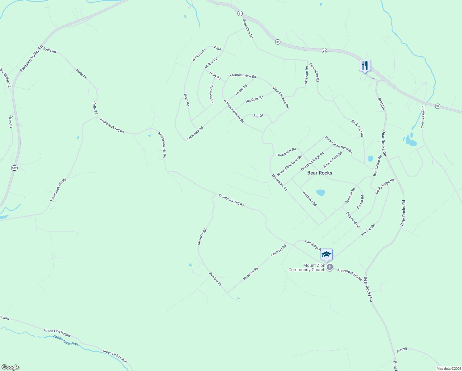 map of restaurants, bars, coffee shops, grocery stores, and more near 196 Cottonwood Road in Acme