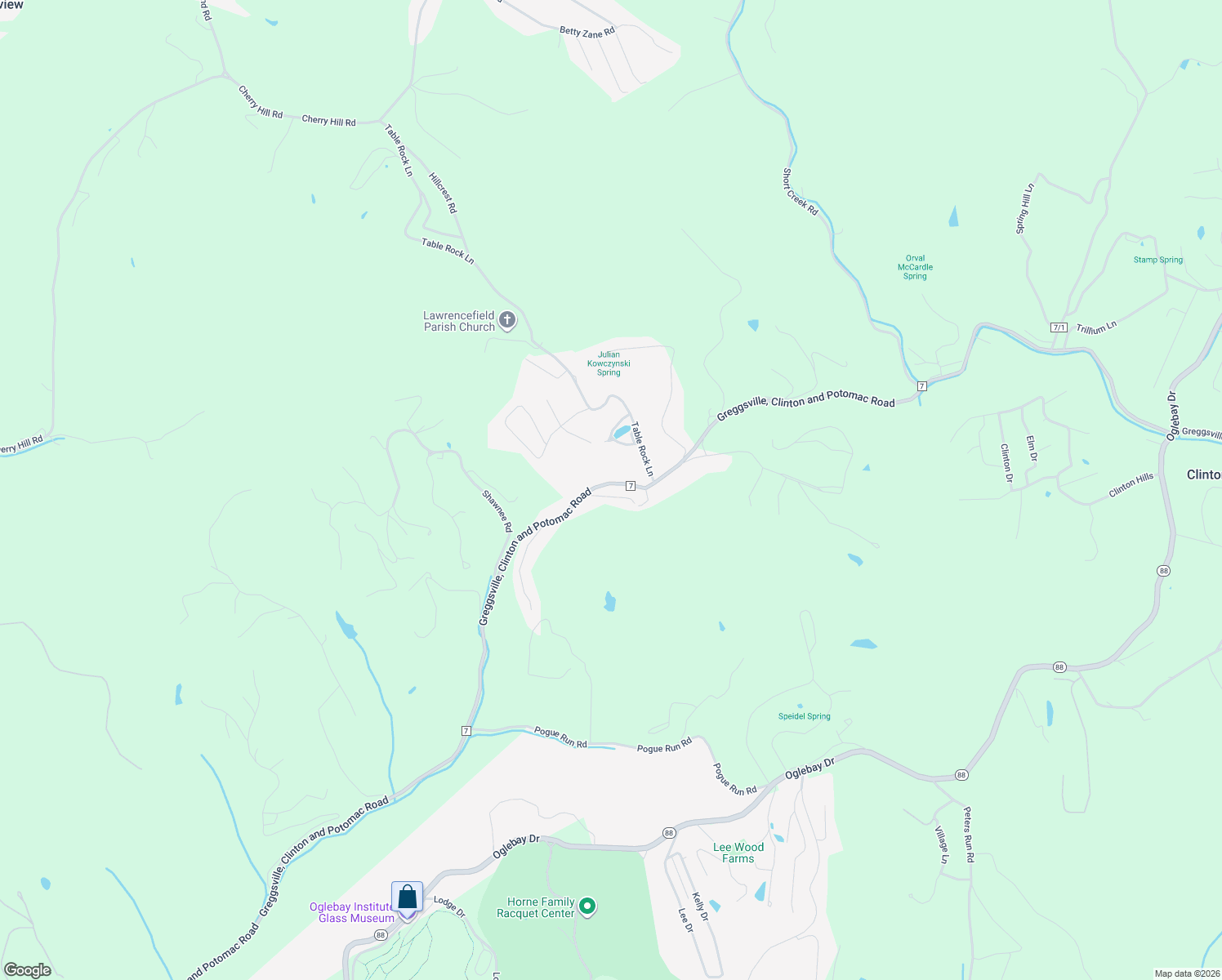 map of restaurants, bars, coffee shops, grocery stores, and more near 487 Greggsville, Clinton and Potomac Road in Triadelphia