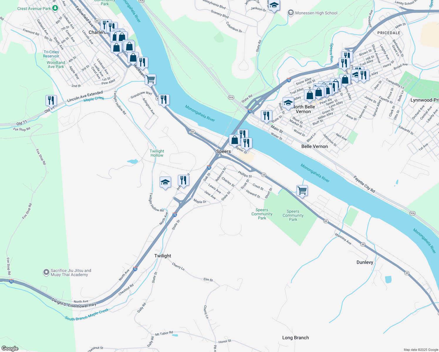 523 Charles Street, Charleroi PA Walk Score