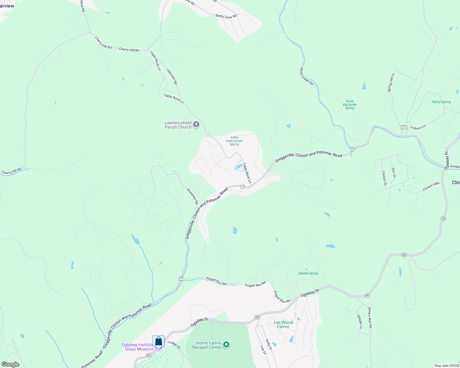 map of restaurants, bars, coffee shops, grocery stores, and more near 487 Greggsville, Clinton and Potomac Road in Triadelphia