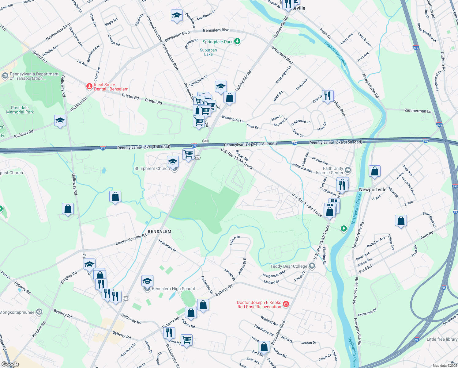 1850 Gibson Road, Bensalem PA Walk Score