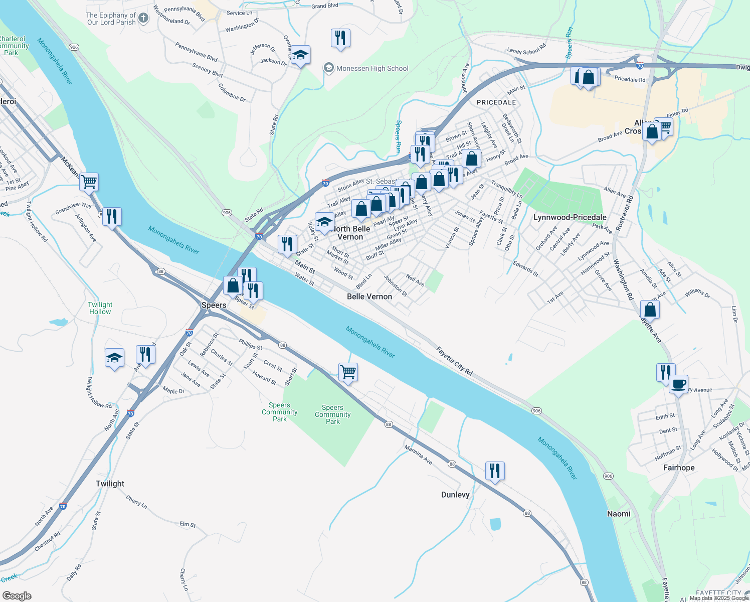 563 Main Street, Belle Vernon PA Walk Score