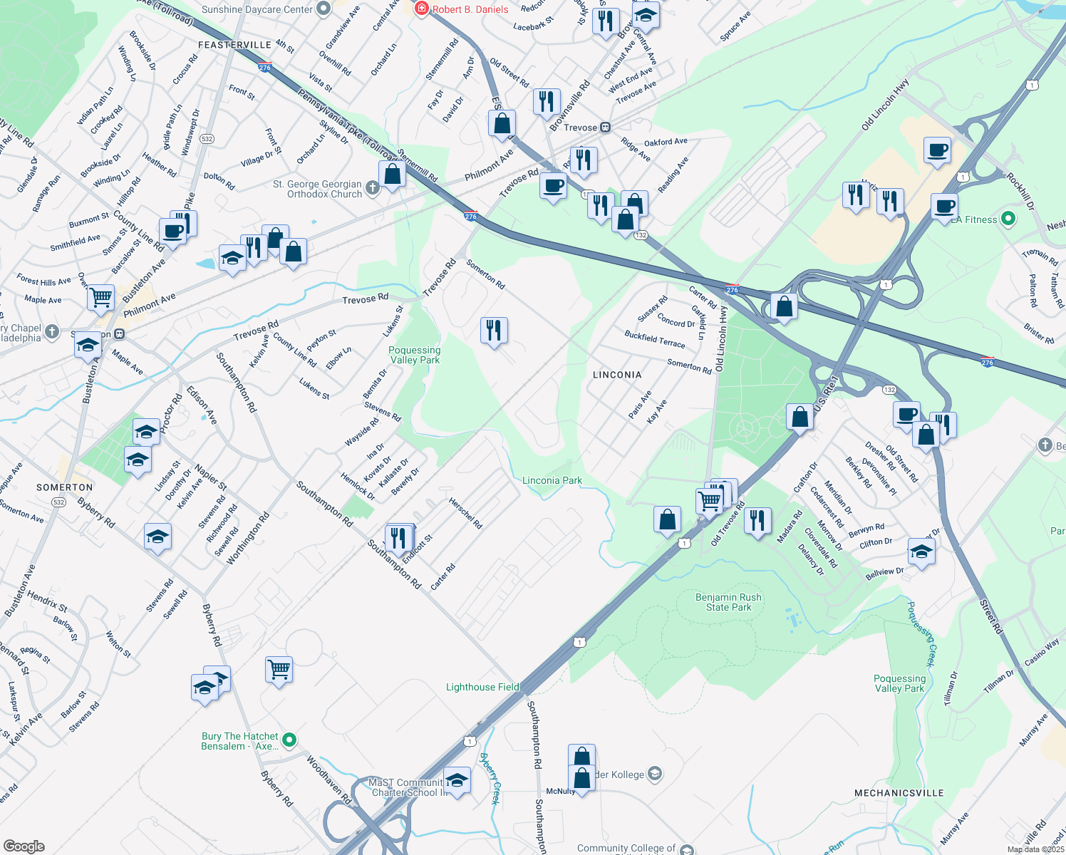 129 Graystone Drive, FeastervilleTrevose PA Walk Score