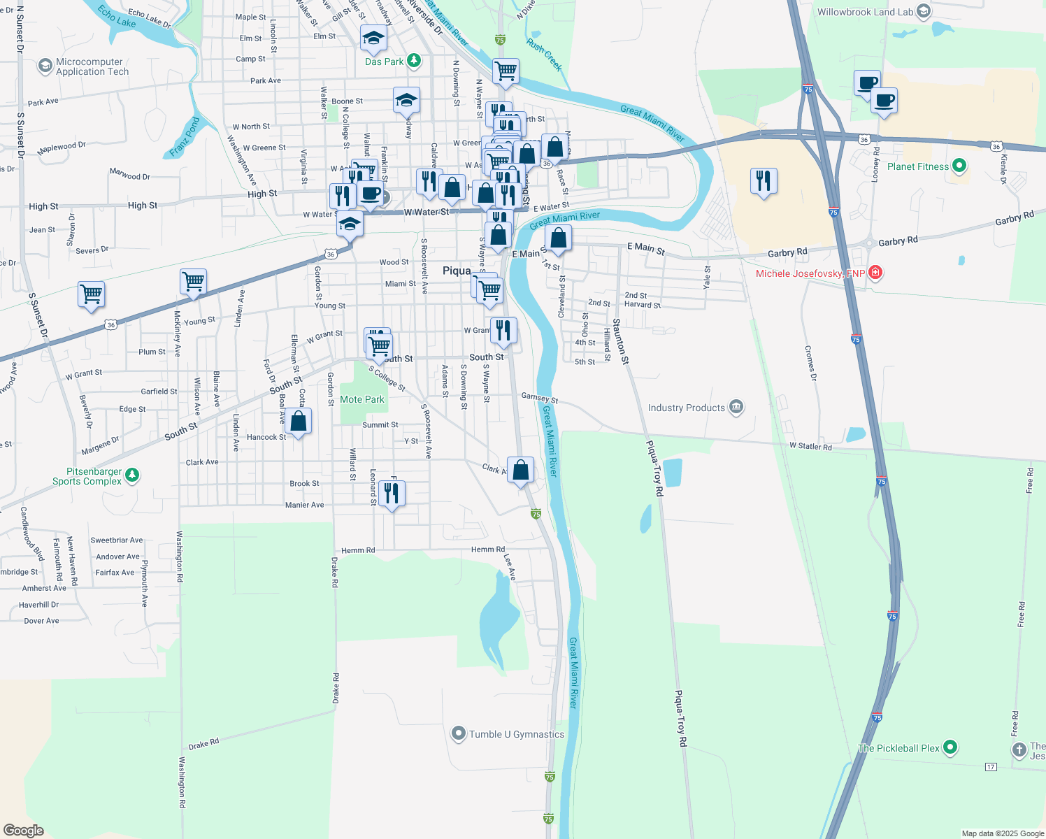 741 South Main Street, Piqua OH Walk Score