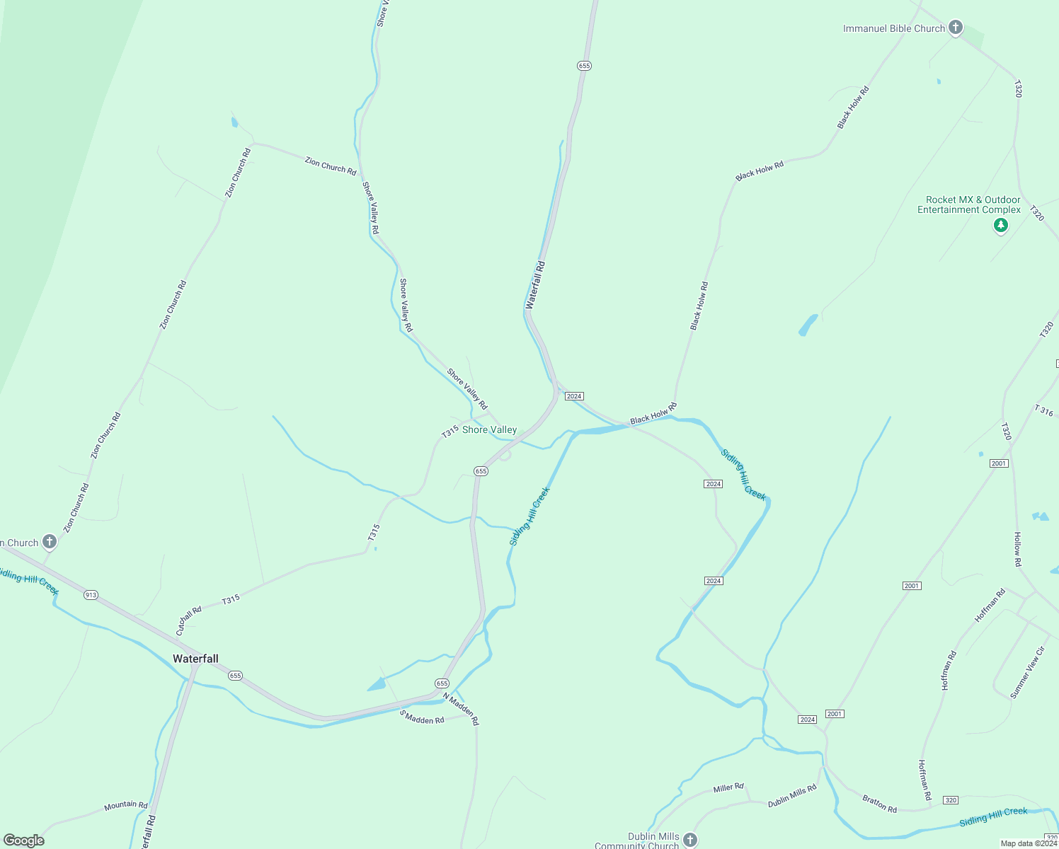 map of restaurants, bars, coffee shops, grocery stores, and more near 23698 Waterfall Road in Three Springs