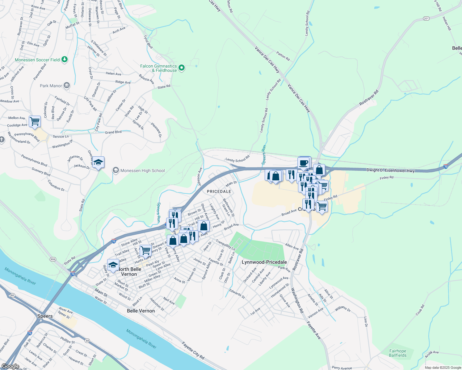 117 Main Street, Monessen PA Walk Score