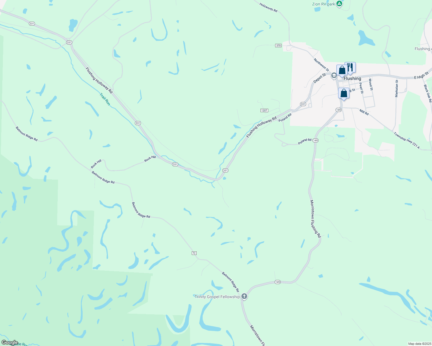 map of restaurants, bars, coffee shops, grocery stores, and more near in Flushing