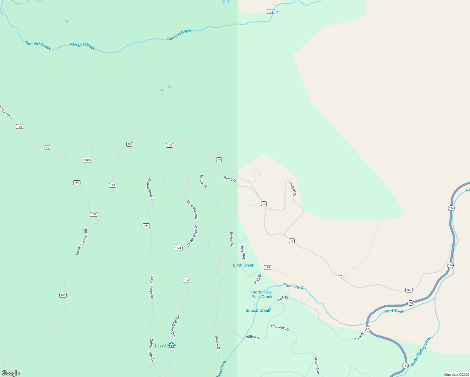 map of restaurants, bars, coffee shops, grocery stores, and more near 282 County Road in Kremmling