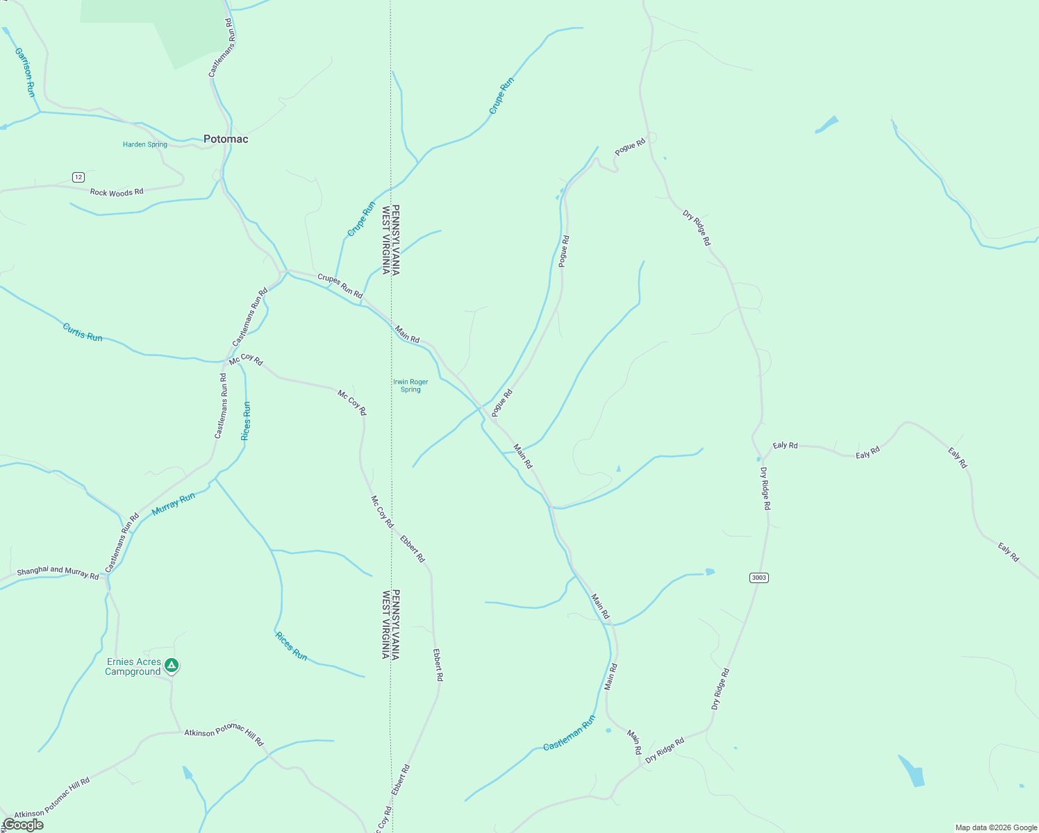 map of restaurants, bars, coffee shops, grocery stores, and more near 220 Main Road in West Alexander