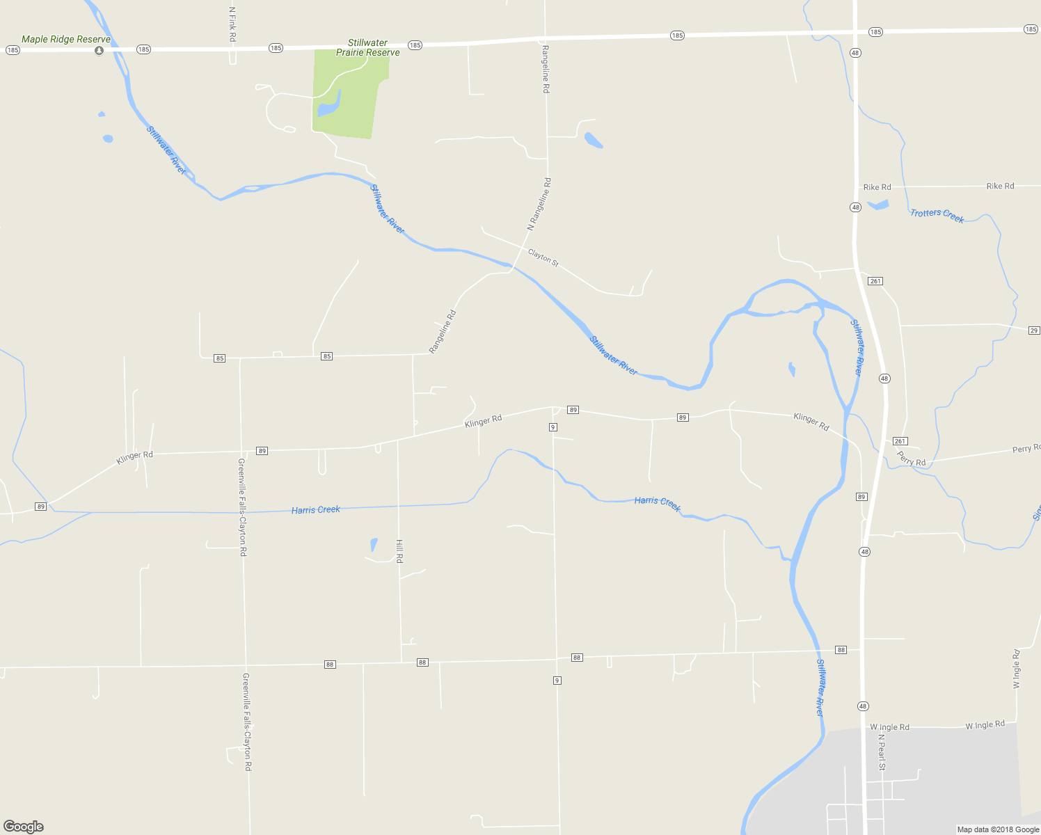 map of restaurants, bars, coffee shops, grocery stores, and more near 9100 Klinger Road in Covington