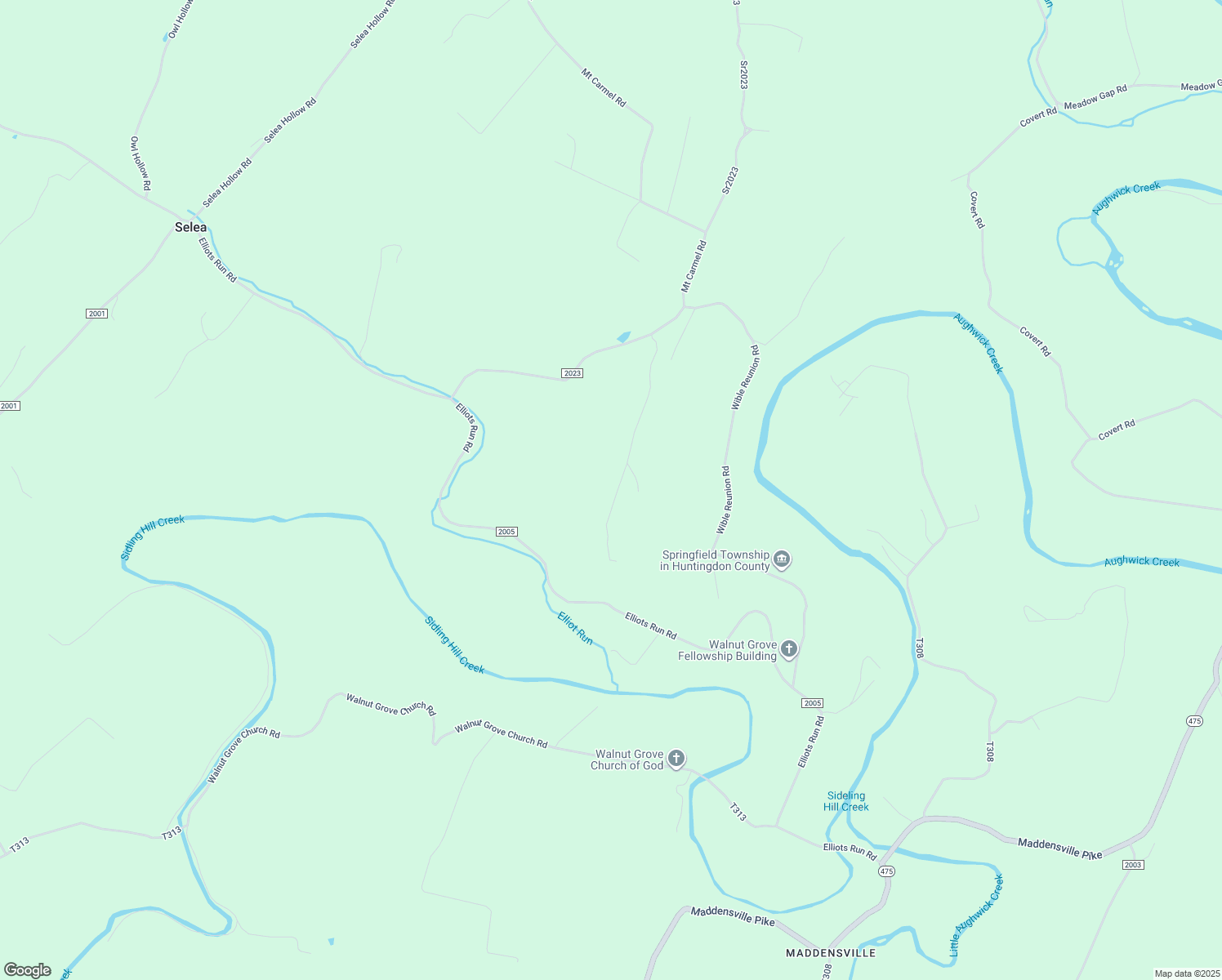 map of restaurants, bars, coffee shops, grocery stores, and more near Pine Ridge Drive in Three Springs