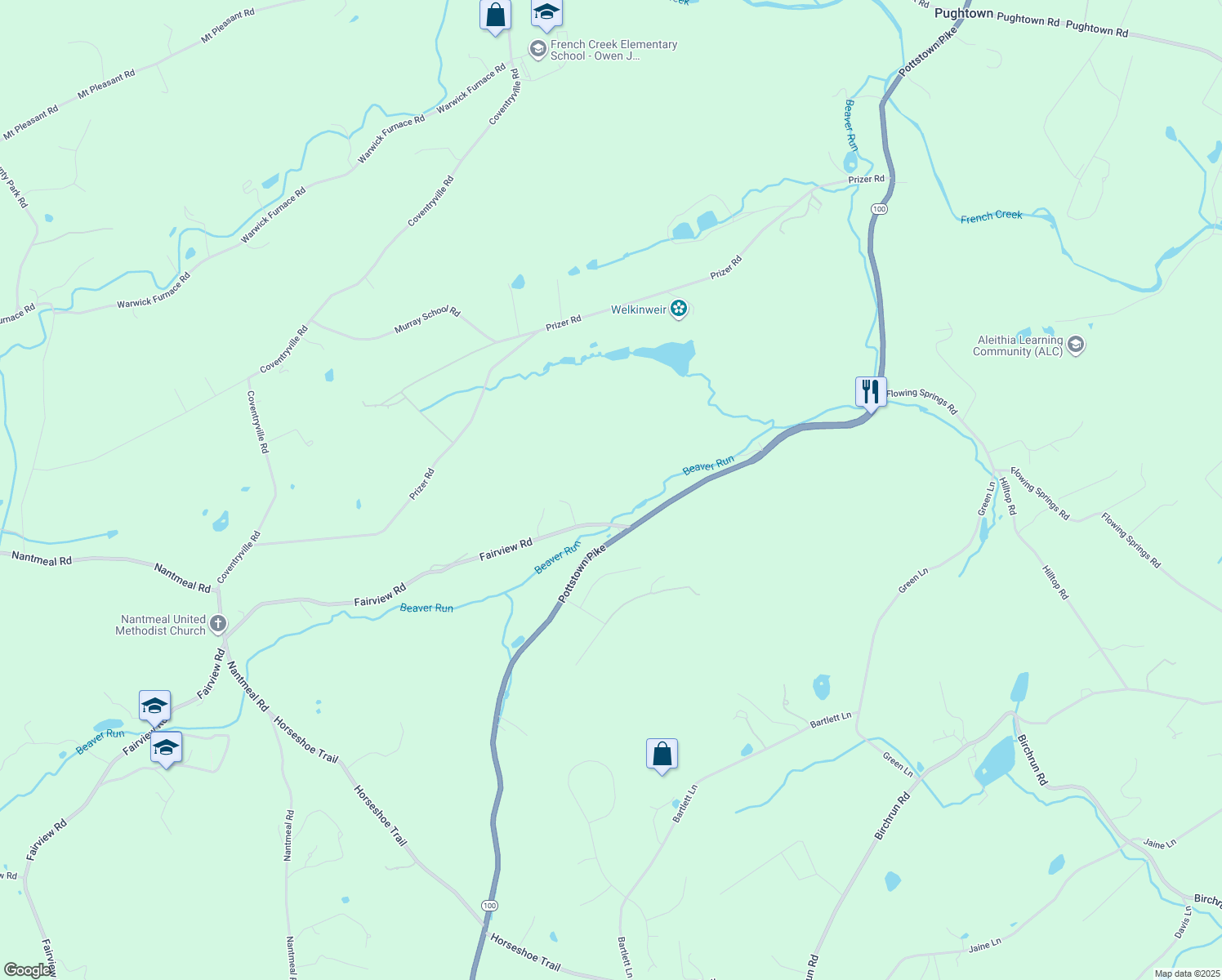 2127 Fairview Road, Glenmoore PA Walk Score