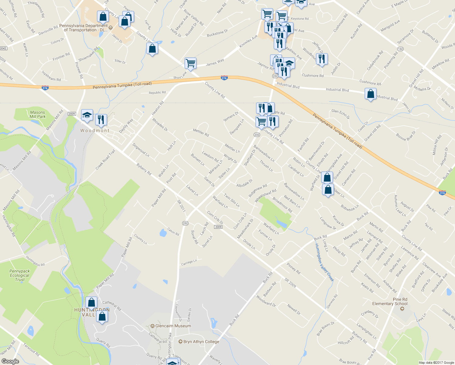 map of restaurants, bars, coffee shops, grocery stores, and more near 3658 Chimney Swift Drive in Montgomery