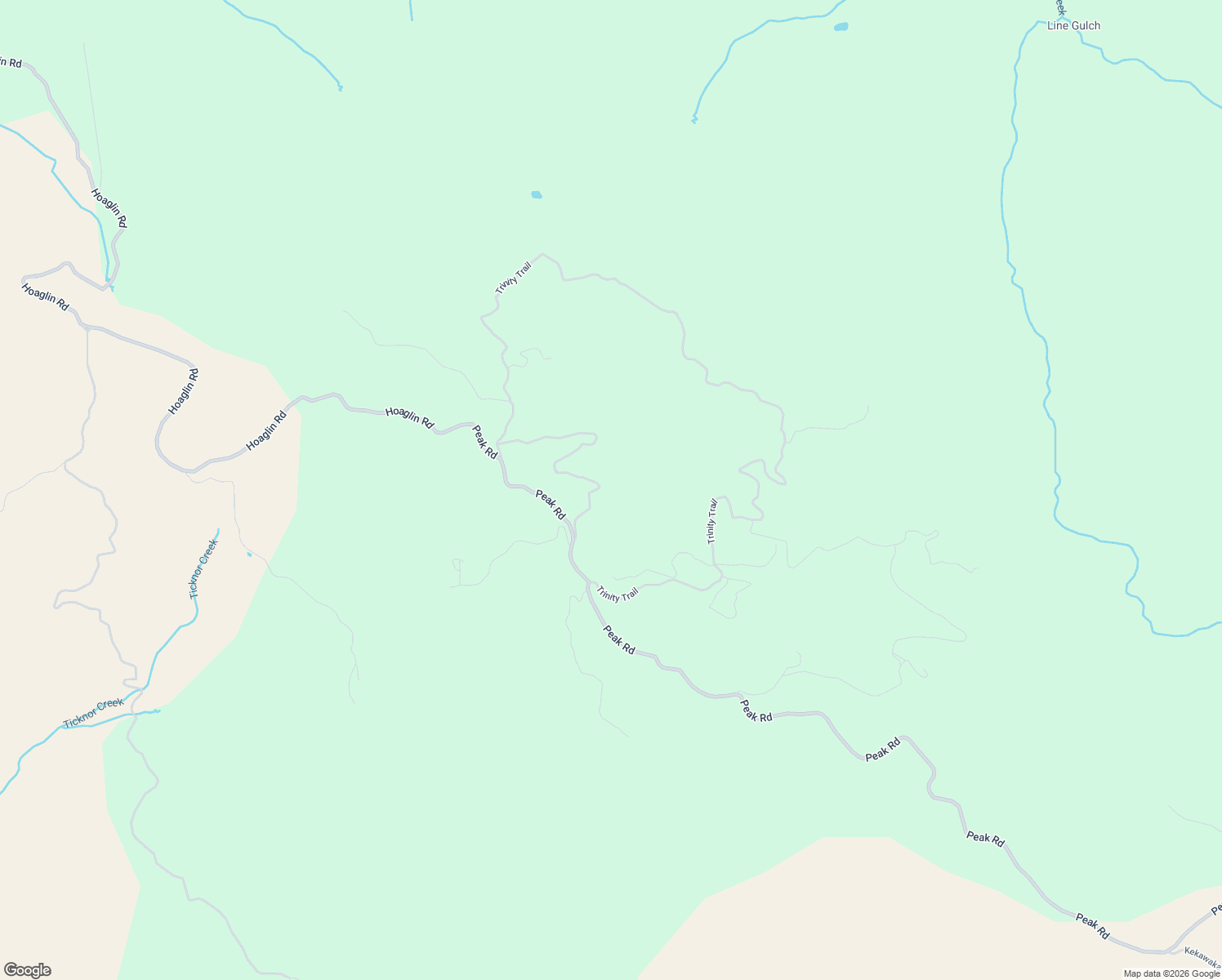 map of restaurants, bars, coffee shops, grocery stores, and more near Peak Road in Zenia