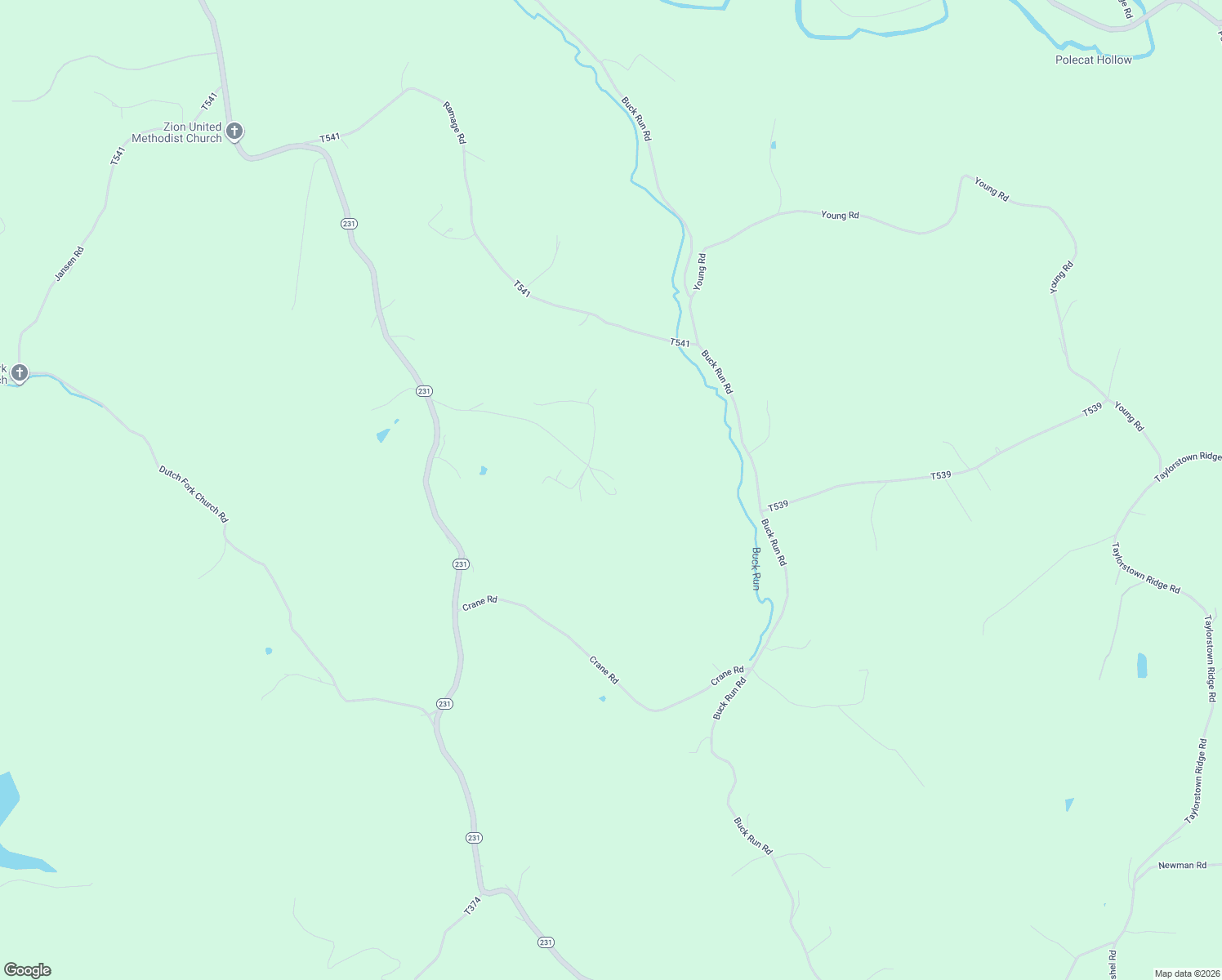 map of restaurants, bars, coffee shops, grocery stores, and more near 44 Staley Drive in Claysville