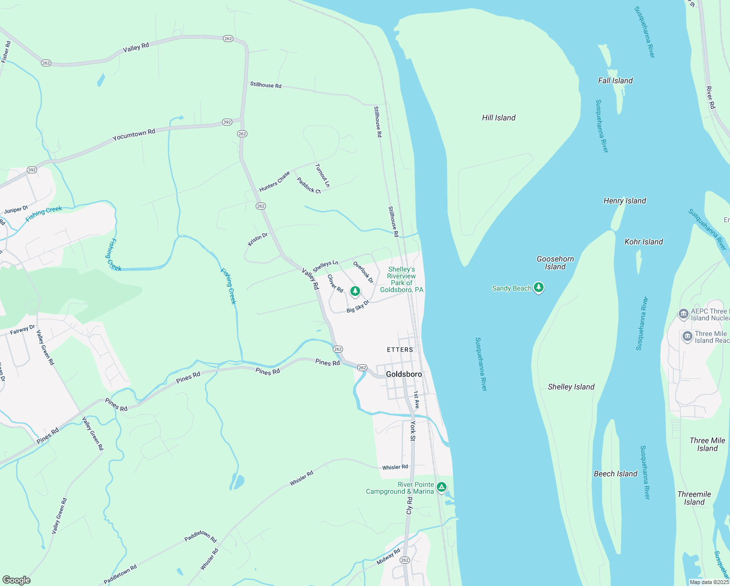 map of restaurants, bars, coffee shops, grocery stores, and more near 449 Shelleys Ln in Etters