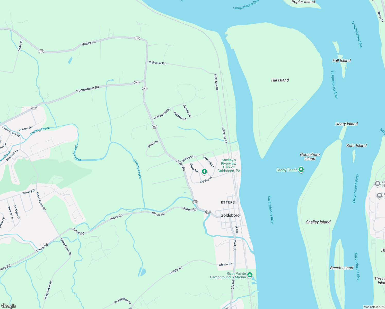 map of restaurants, bars, coffee shops, grocery stores, and more near 493 Shelleys Ln in Etters