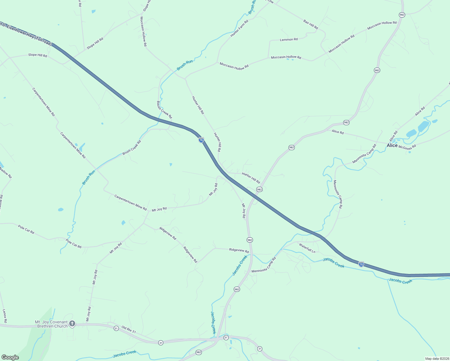map of restaurants, bars, coffee shops, grocery stores, and more near 171 Mount Joy Road in Mount Pleasant