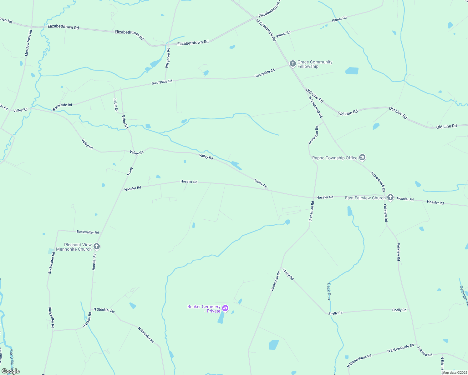 map of restaurants, bars, coffee shops, grocery stores, and more near 1847 Hossler Road in Manheim