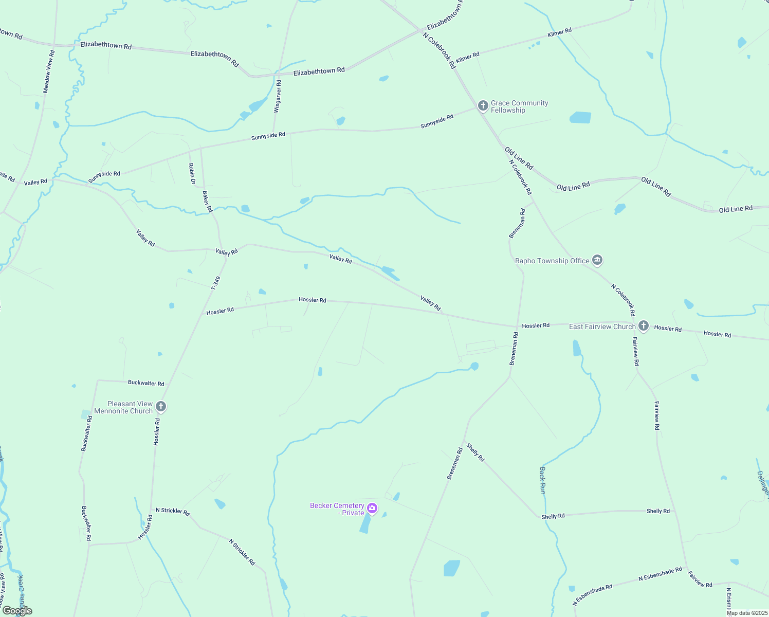 map of restaurants, bars, coffee shops, grocery stores, and more near 1847 Hossler Road in Manheim