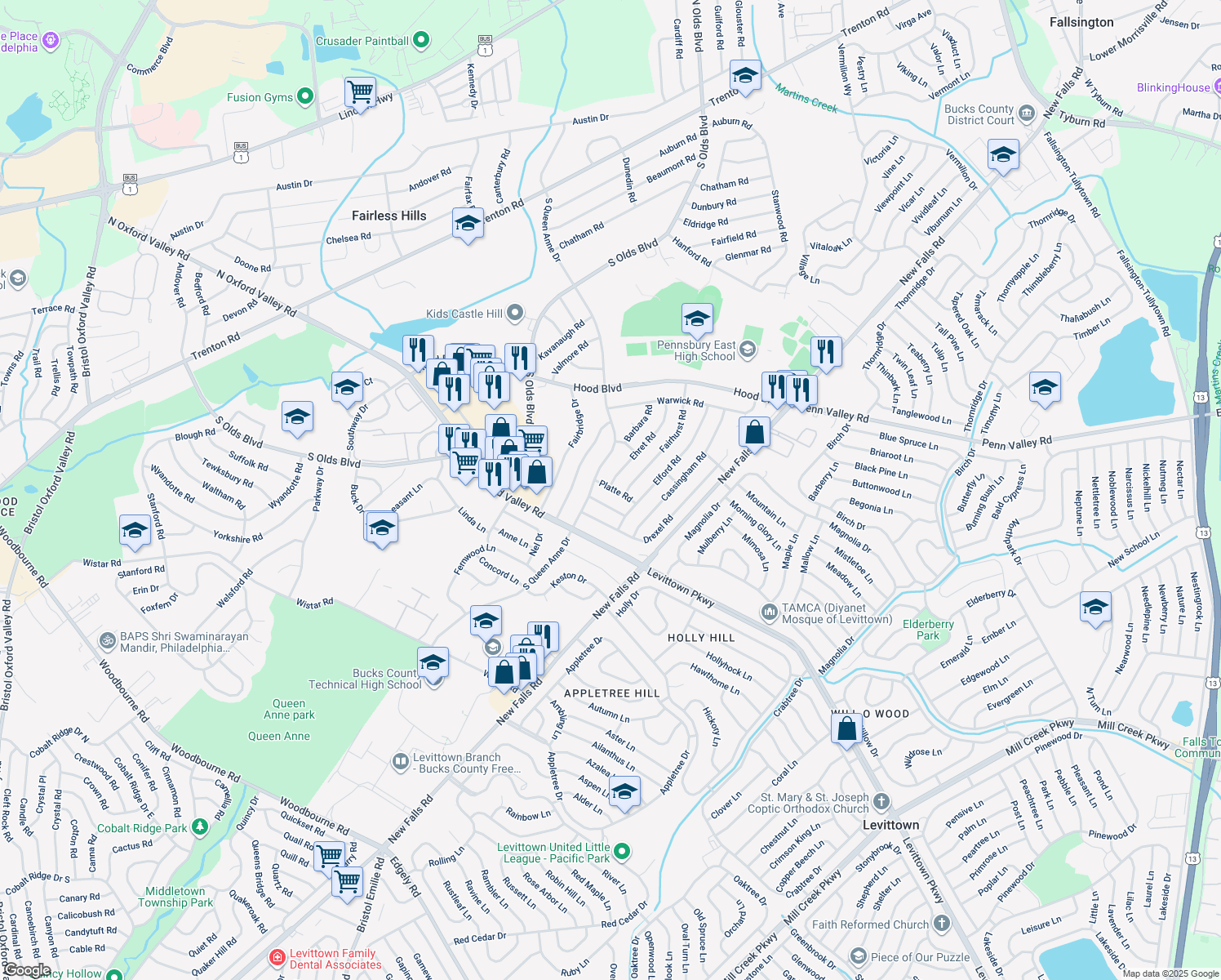 604 Platte Road, Fairless Hills PA Walk Score