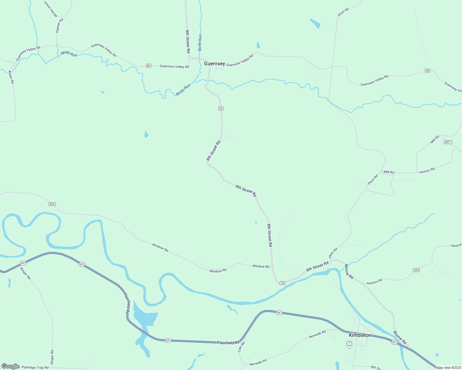 map of restaurants, bars, coffee shops, grocery stores, and more near 73050-73808 8th Street Road in Kimbolton