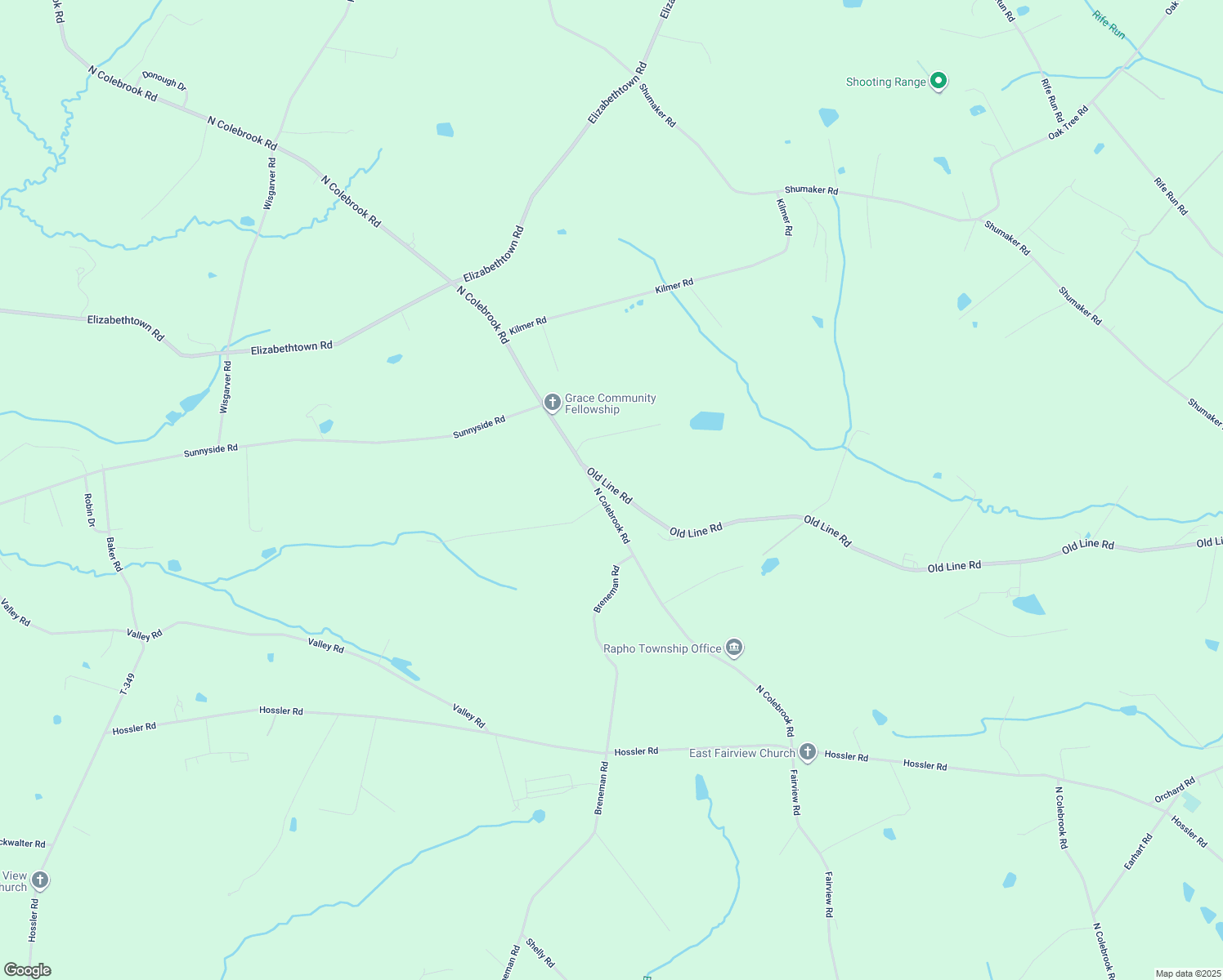 map of restaurants, bars, coffee shops, grocery stores, and more near 2041 Old Line Rd in Manheim