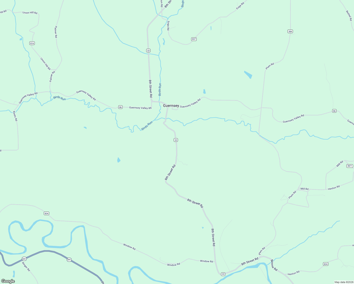 map of restaurants, bars, coffee shops, grocery stores, and more near 73800 8th Street Road in Kimbolton