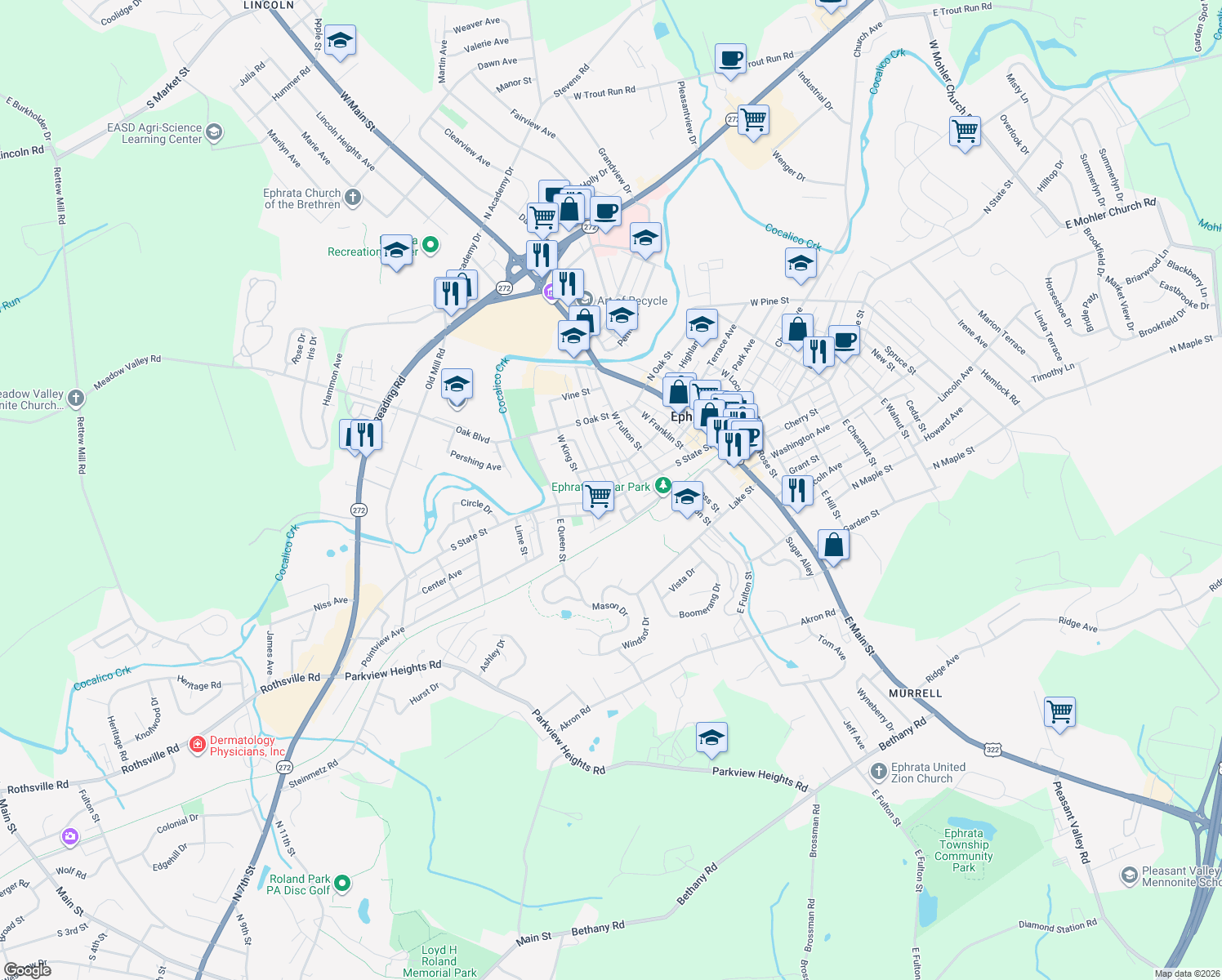 313 South State Street, Ephrata PA Walk Score