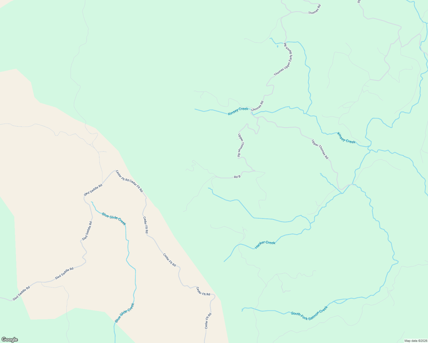 map of restaurants, bars, coffee shops, grocery stores, and more near 1800 Road A in Garberville
