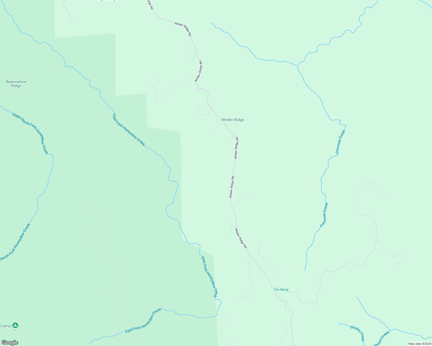 map of restaurants, bars, coffee shops, grocery stores, and more near 6060 Wilder Ridge Road in Garberville