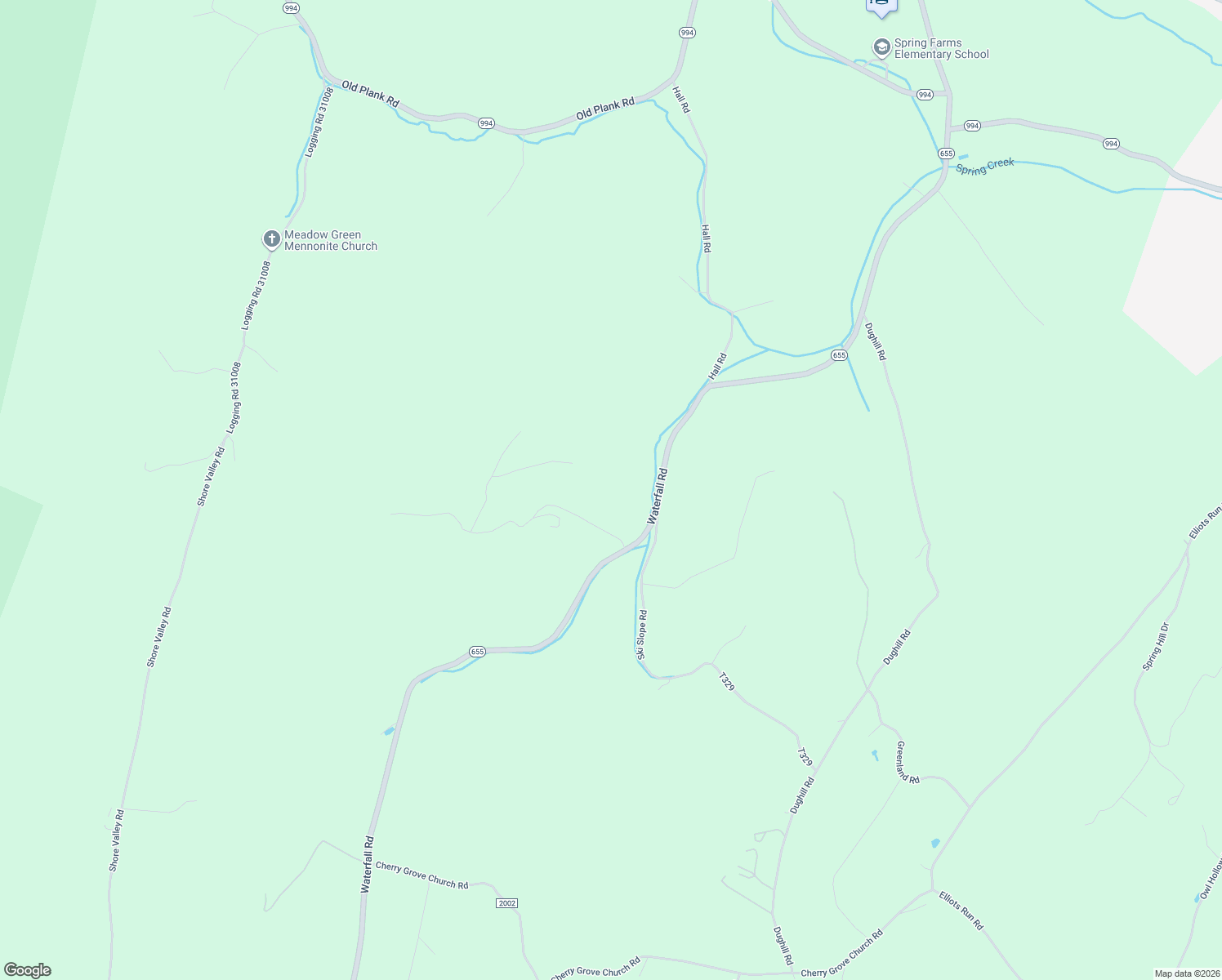 map of restaurants, bars, coffee shops, grocery stores, and more near 7158 Rock Drive in Three Springs