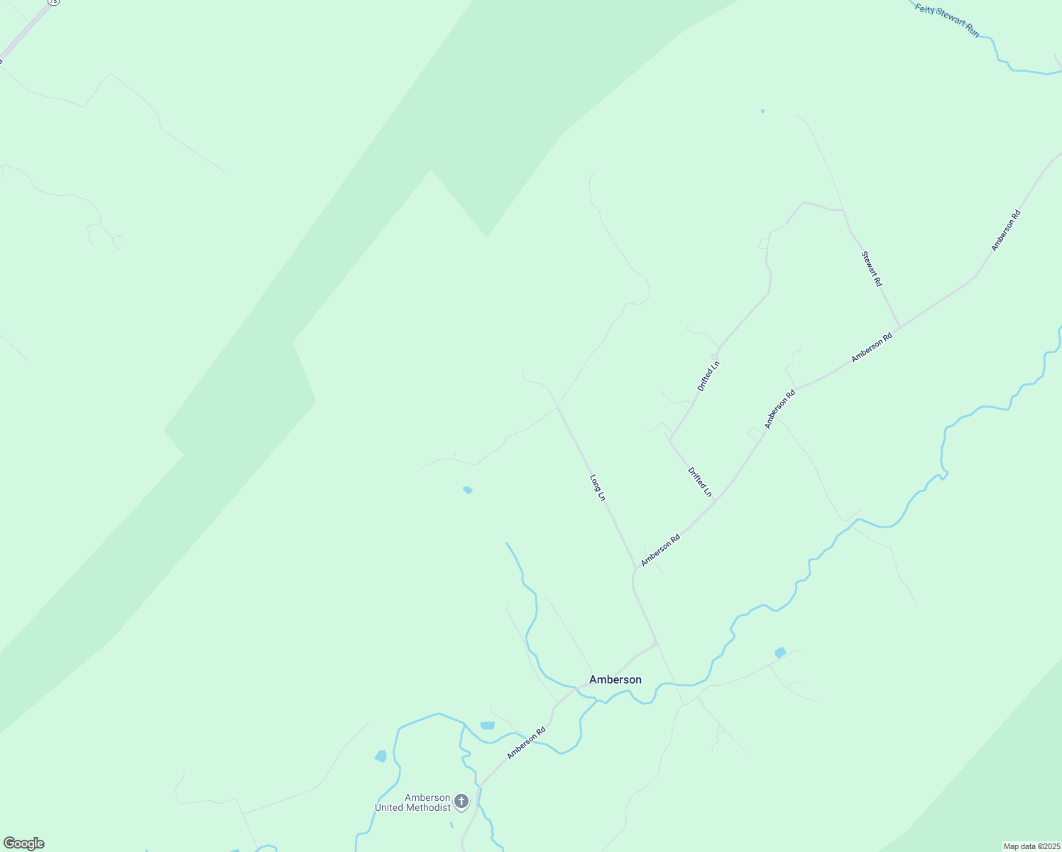 map of restaurants, bars, coffee shops, grocery stores, and more near Long Lane in Spring Run