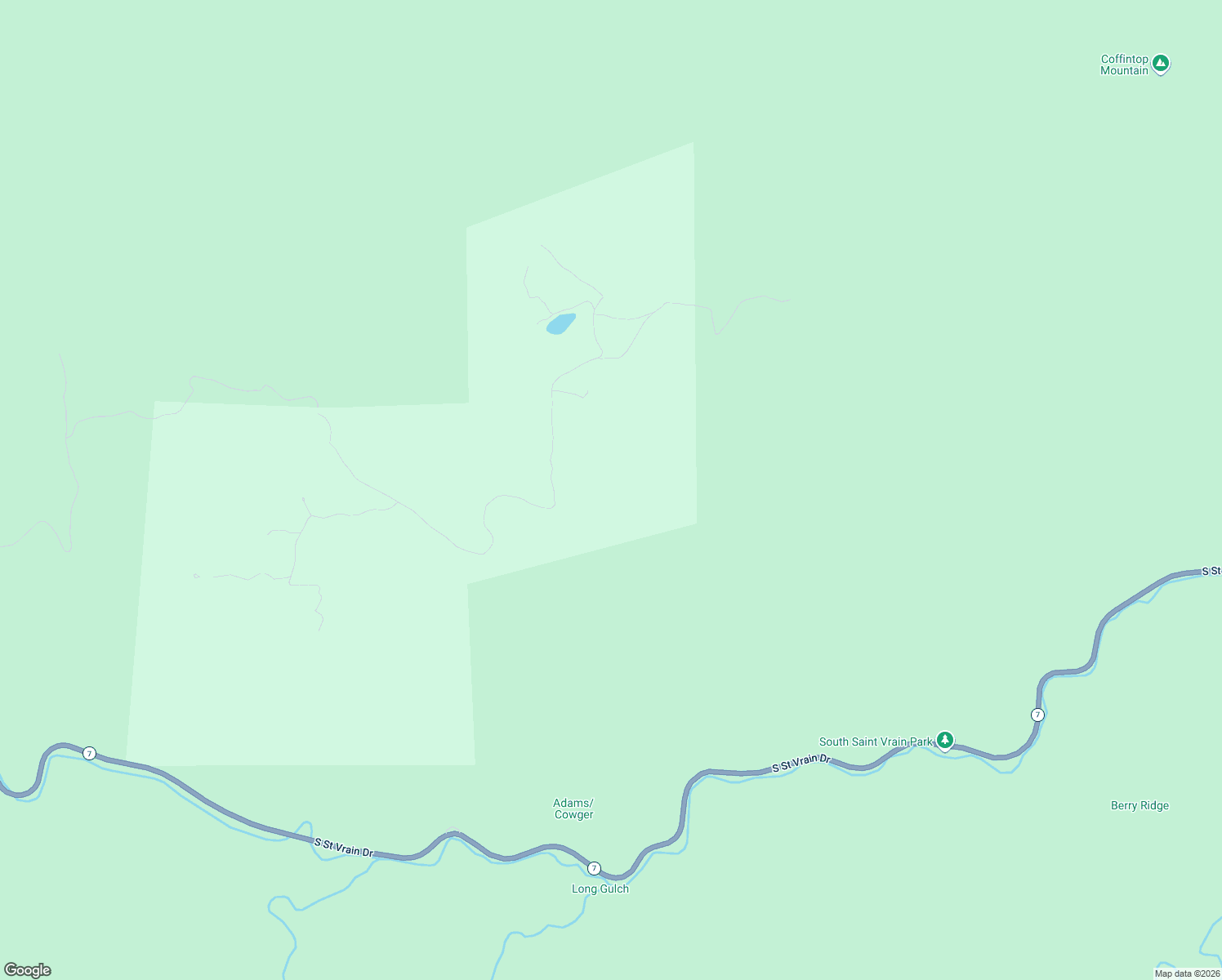map of restaurants, bars, coffee shops, grocery stores, and more near 4610 Conifer Hill Road in Lyons