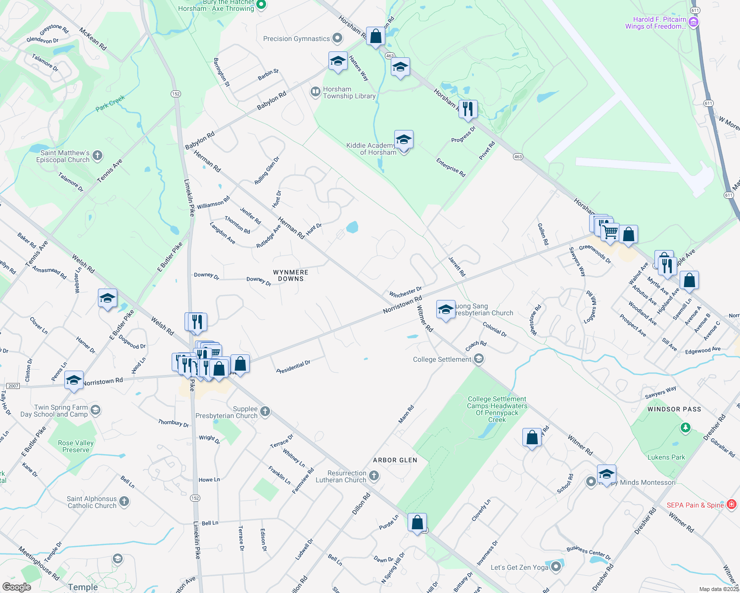 729 Herman Road, Horsham PA Walk Score