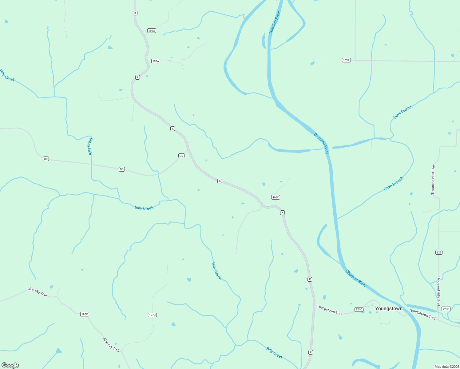 map of restaurants, bars, coffee shops, grocery stores, and more near 20643 State Highway K in Novinger