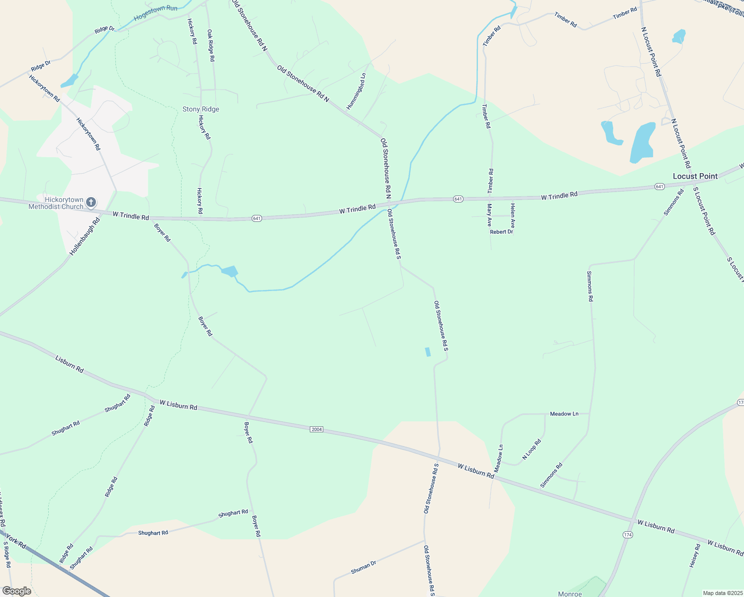 map of restaurants, bars, coffee shops, grocery stores, and more near 1342 Kiner Boulevard in Carlisle