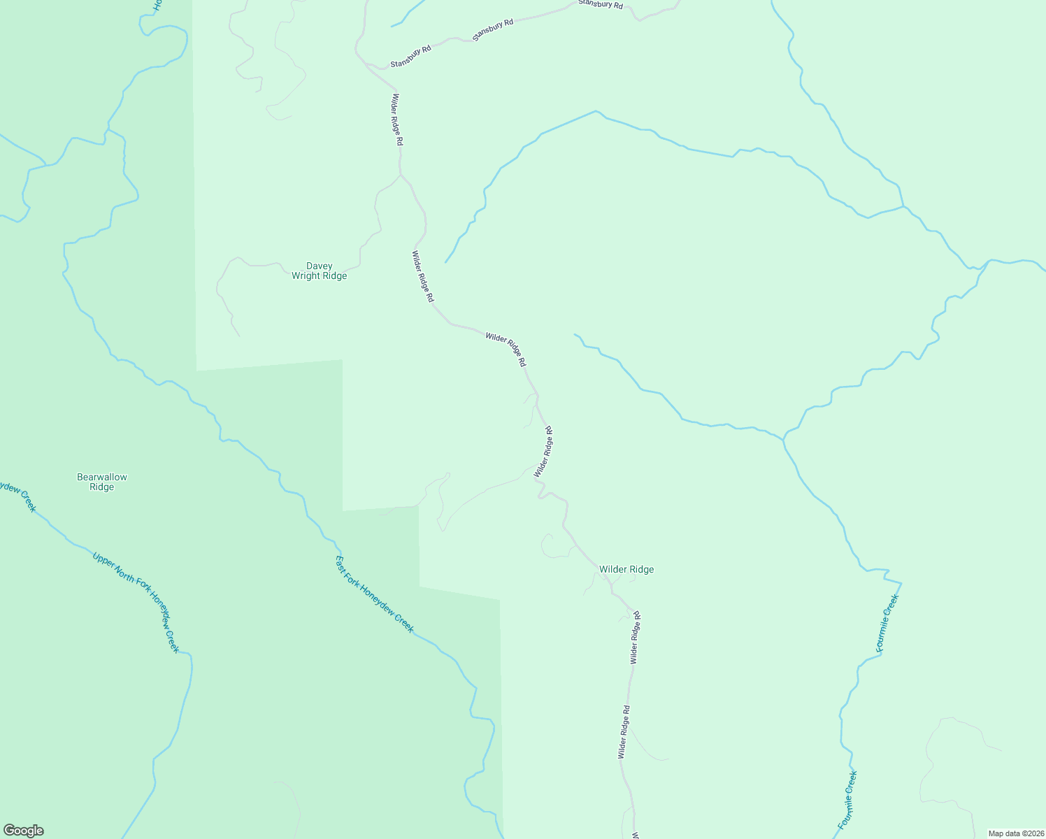 map of restaurants, bars, coffee shops, grocery stores, and more near 4694 Wilder Ridge Road in Garberville