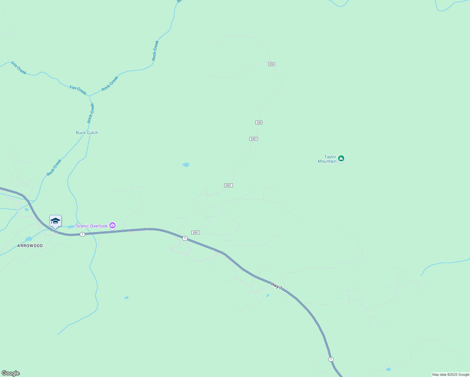 map of restaurants, bars, coffee shops, grocery stores, and more near 585 Taylor Road in Lyons