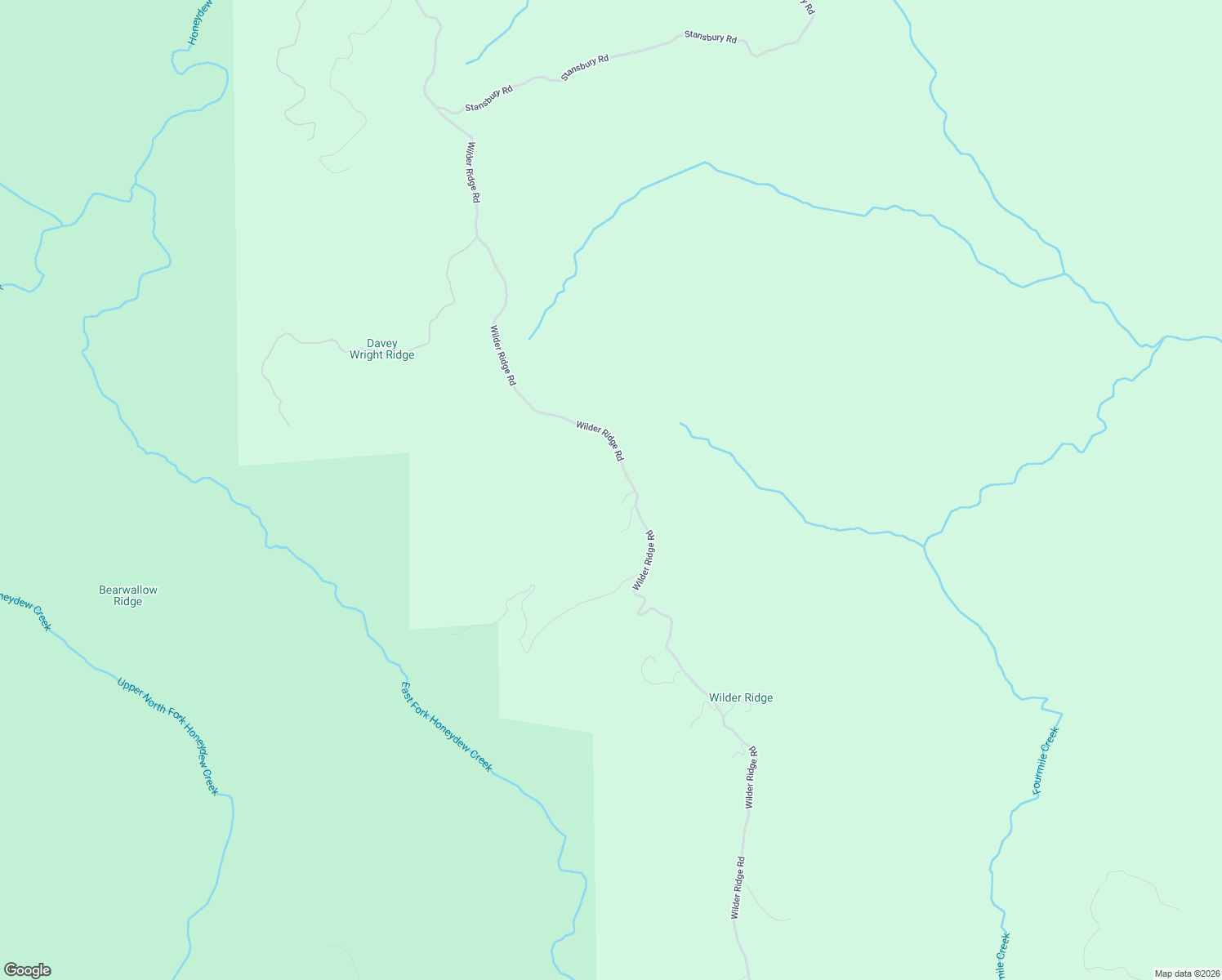 map of restaurants, bars, coffee shops, grocery stores, and more near 4694 Wilder Ridge Road in Garberville
