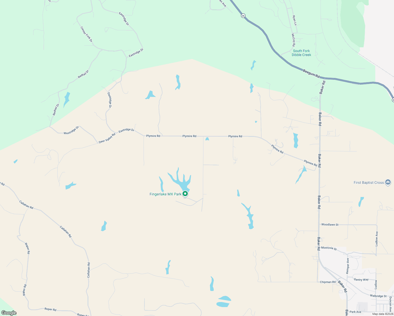 map of restaurants, bars, coffee shops, grocery stores, and more near 13905 Mendenhall Road in Red Bluff