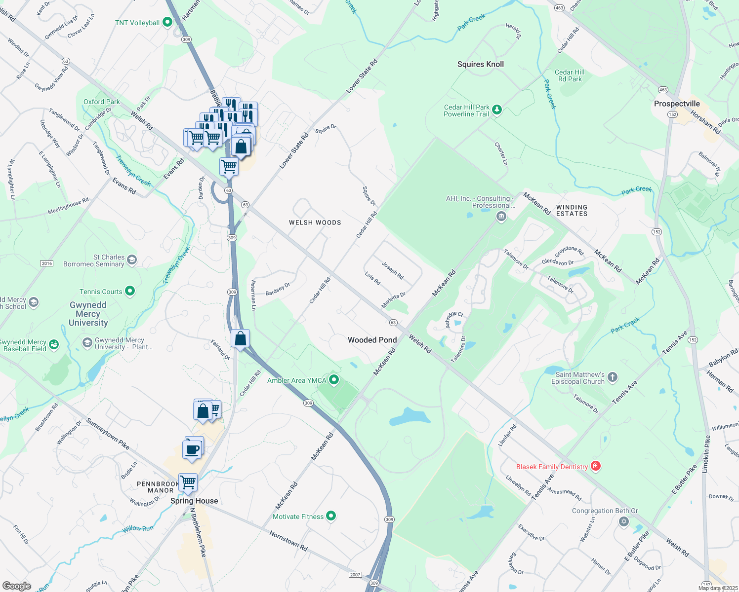 1224 West Welsh Road, Ambler PA Walk Score