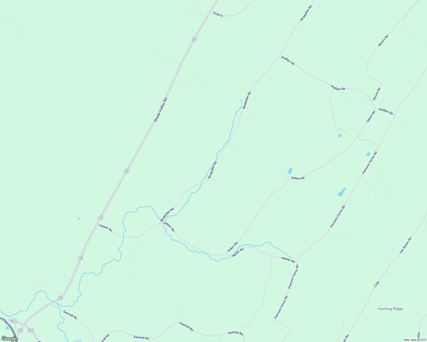 map of restaurants, bars, coffee shops, grocery stores, and more near 20463 McMullen Road in Blairs Mills