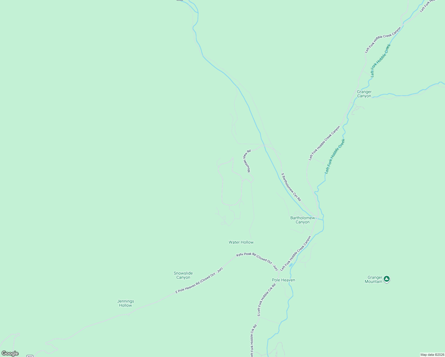 map of restaurants, bars, coffee shops, grocery stores, and more near 1511 South Valley View Circle in Springville